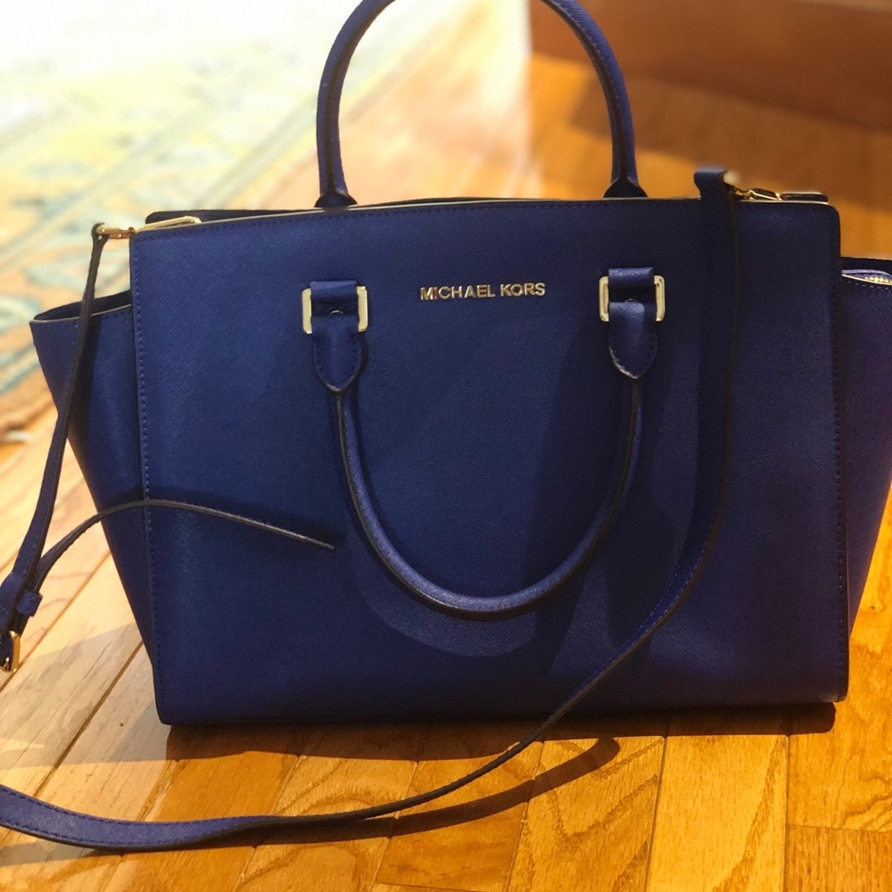 Blue large Michael kors Authentic